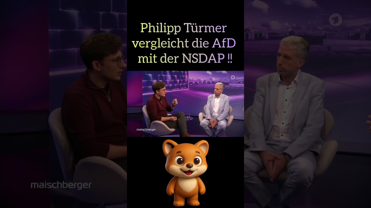 Philipp T&uuml;rmer vergleicht die AfD mit der NSDAP