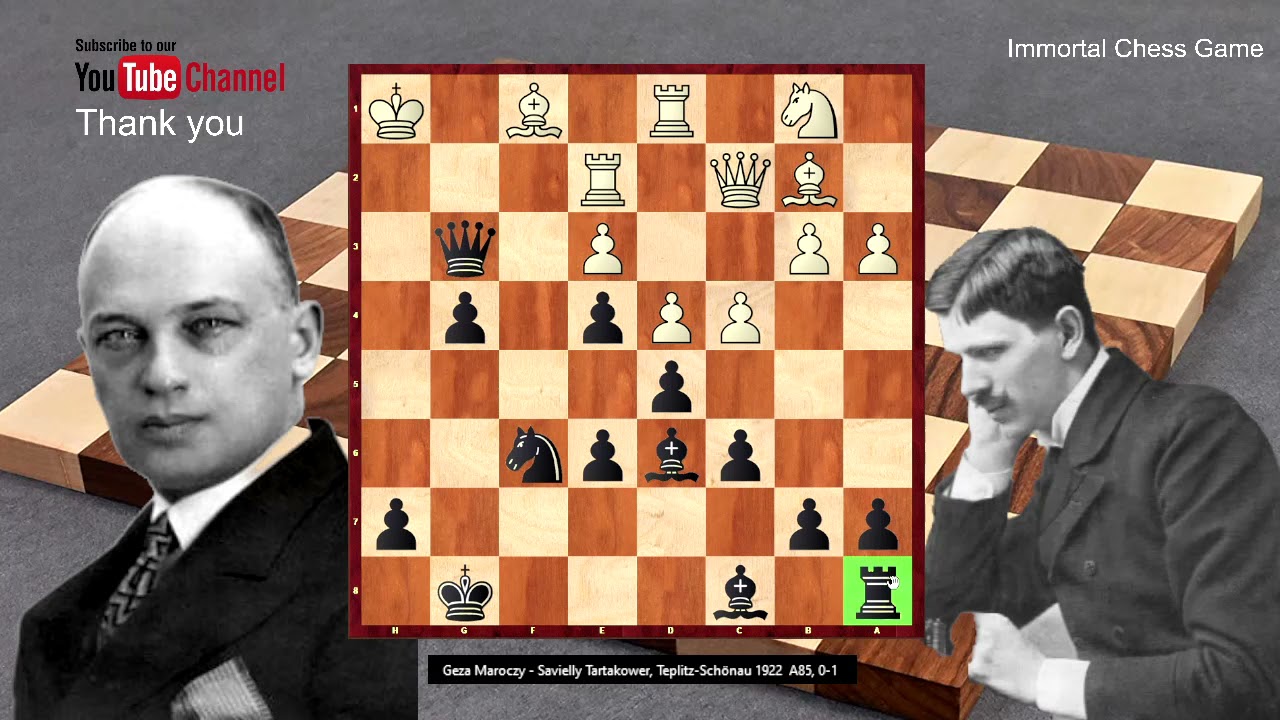 One of the best chess game ever - Marozcy - Tartakower
