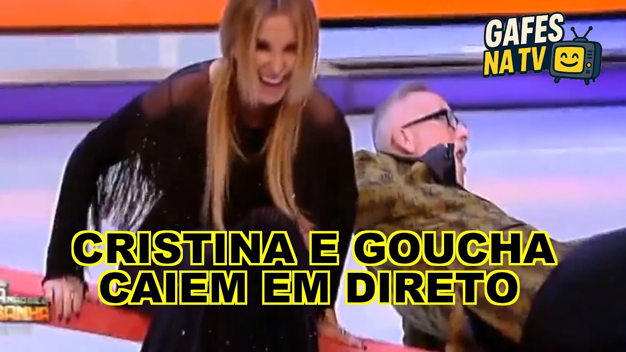 Cristina Ferreira e Manuel Lu&iacute;s Goucha caem em direto no &ldquo;A Tua Cara N&atilde;o Me &Eacute; Estranha&rdquo; 😂📺