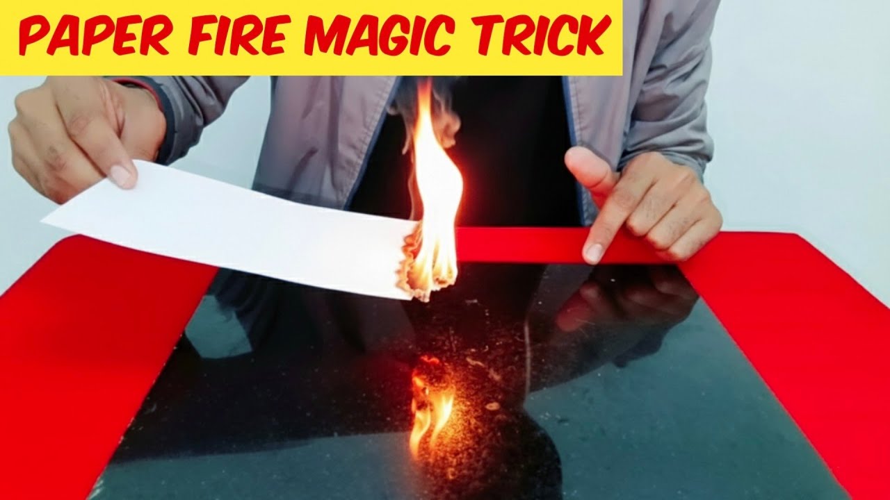 Paper Fire Magic Trick || Paper Fire Trick Reval