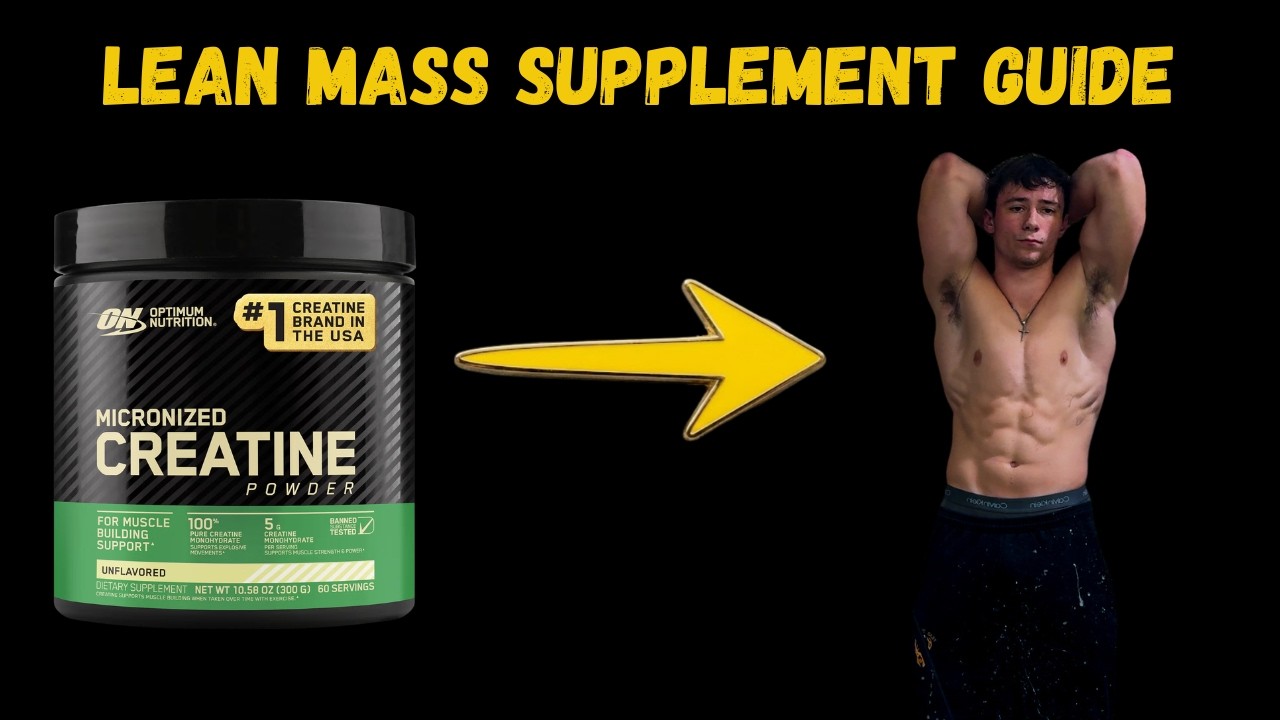 THE Supplement Stack to Gain 15 lbs of Lean Muscle Mass Over the Next Year
