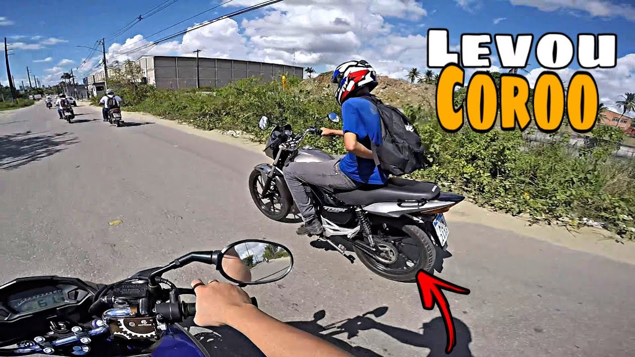 CHAMEI O RATO NA SETA COM A FAN 160  E A MIX NÃO AGUENTOU A CAMINHADA! 