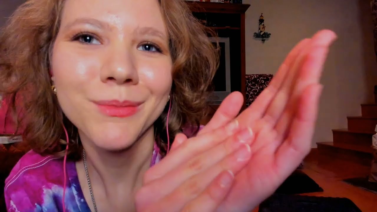 Mouth Sounds Part 2 (om nom, unintelligible whispering, hand sounds, face touching)