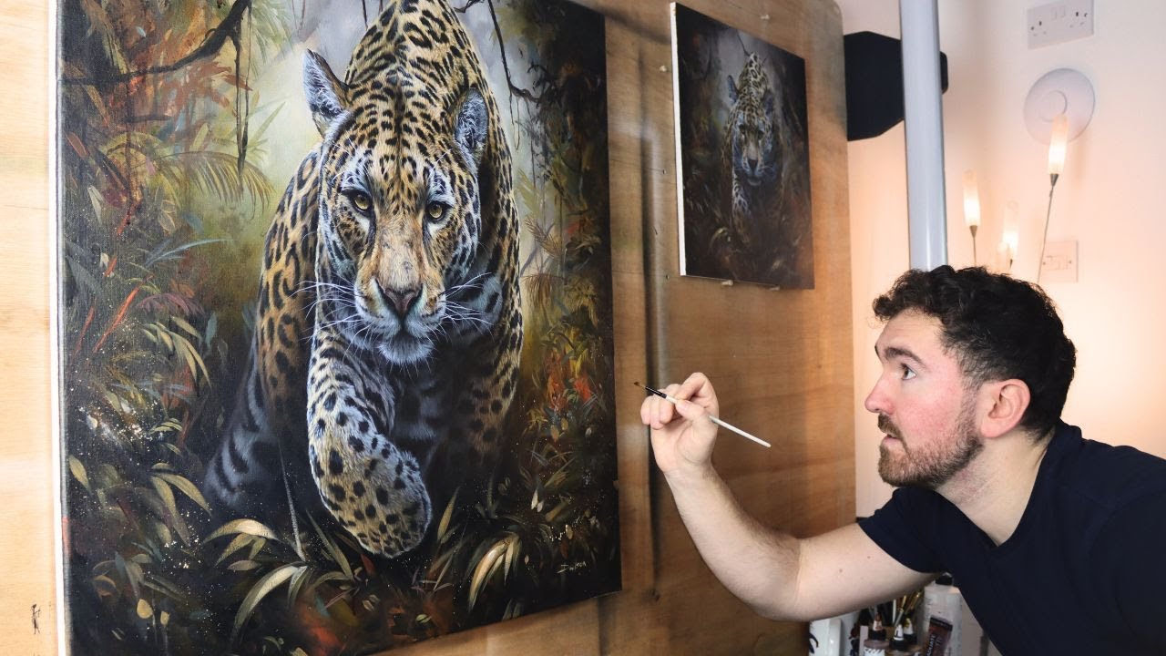 How I Paint BIG with Acrylics! 