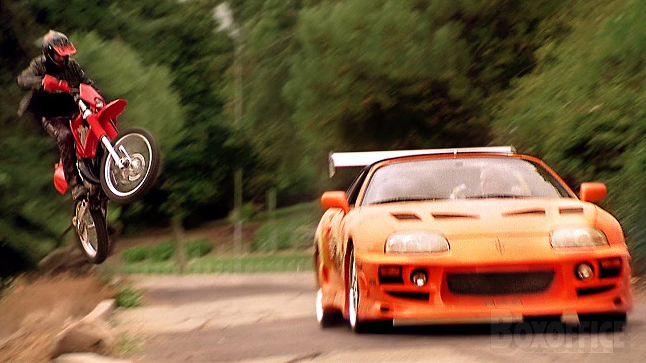 マッスルカー vs. オートバイ | ワイルド・スピード | 映画シーン