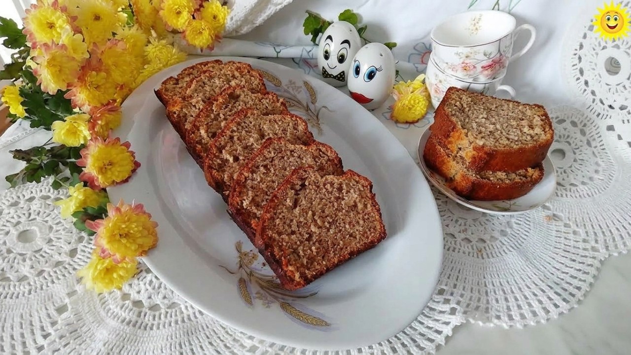 банановый хлеб самый простой и быстрый способ