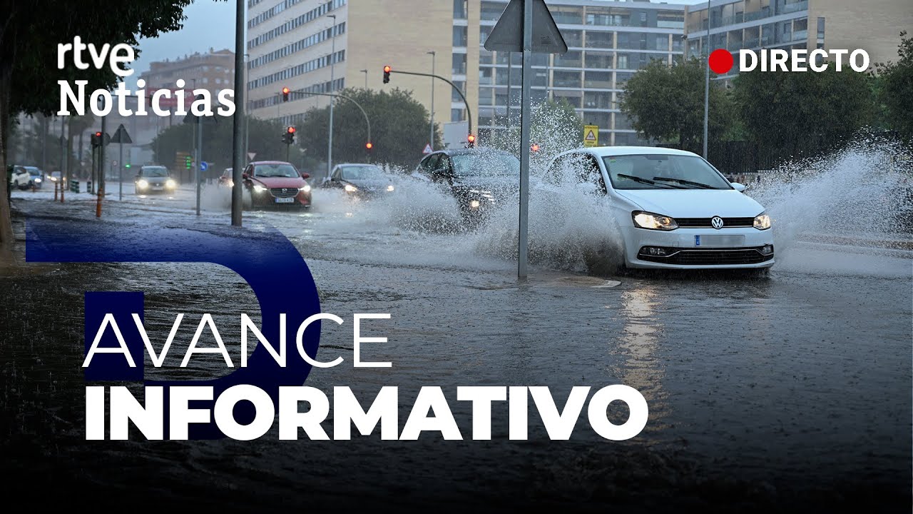 DANA: AVANCE INFORMATIVO sobre la situación; MADRID, TOLEDO y CÁDIZ en AVISO ROJO | RTVE