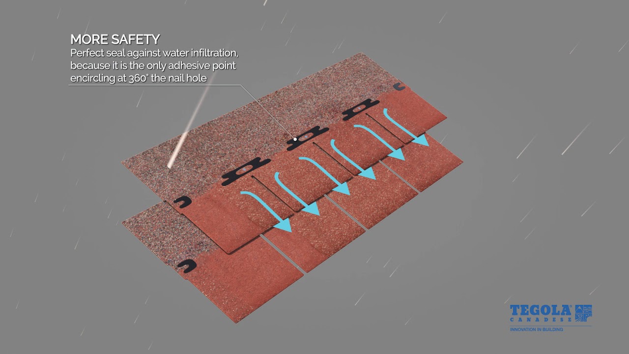 Tegola Canadese | New patented thermo-adhesive points for asphalt shingles