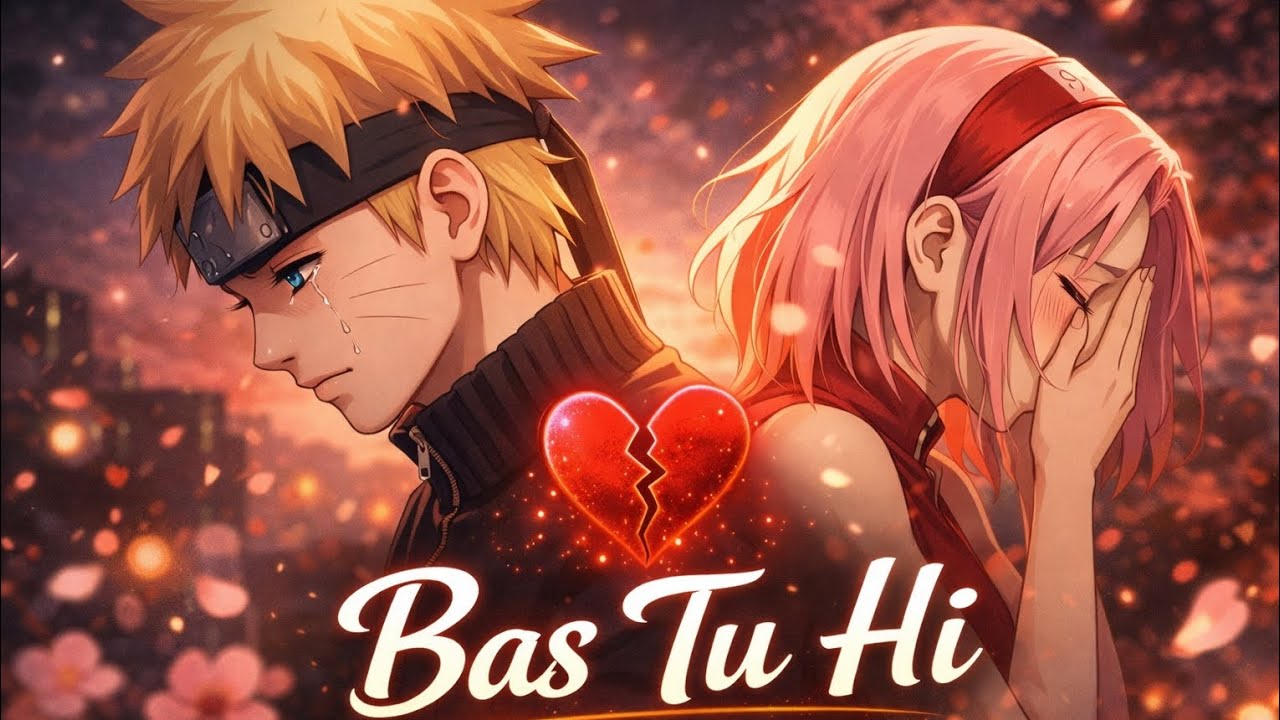 Sakura bas tu hi thi dil me💔 | Naruto x Sakura | Heart Broken Love Song | Emotional Anime Song