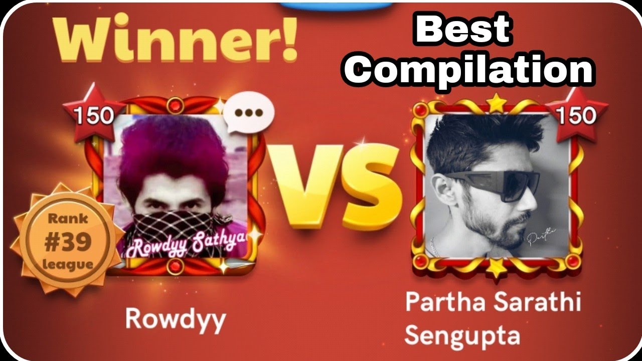 🤟 Rowdyy Sathyaa VS Partha Sarathi Sengupta | Best Compilation | MasterClass Gameplay | Carrom Pool