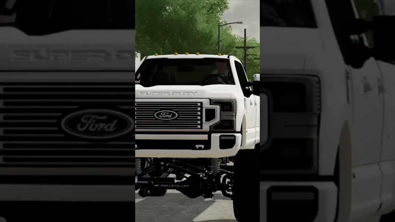Anylevel Ford F350 platinum In Farming Simulator 22 #edit #farmingsimulator22 #foryou #fypシ #ford