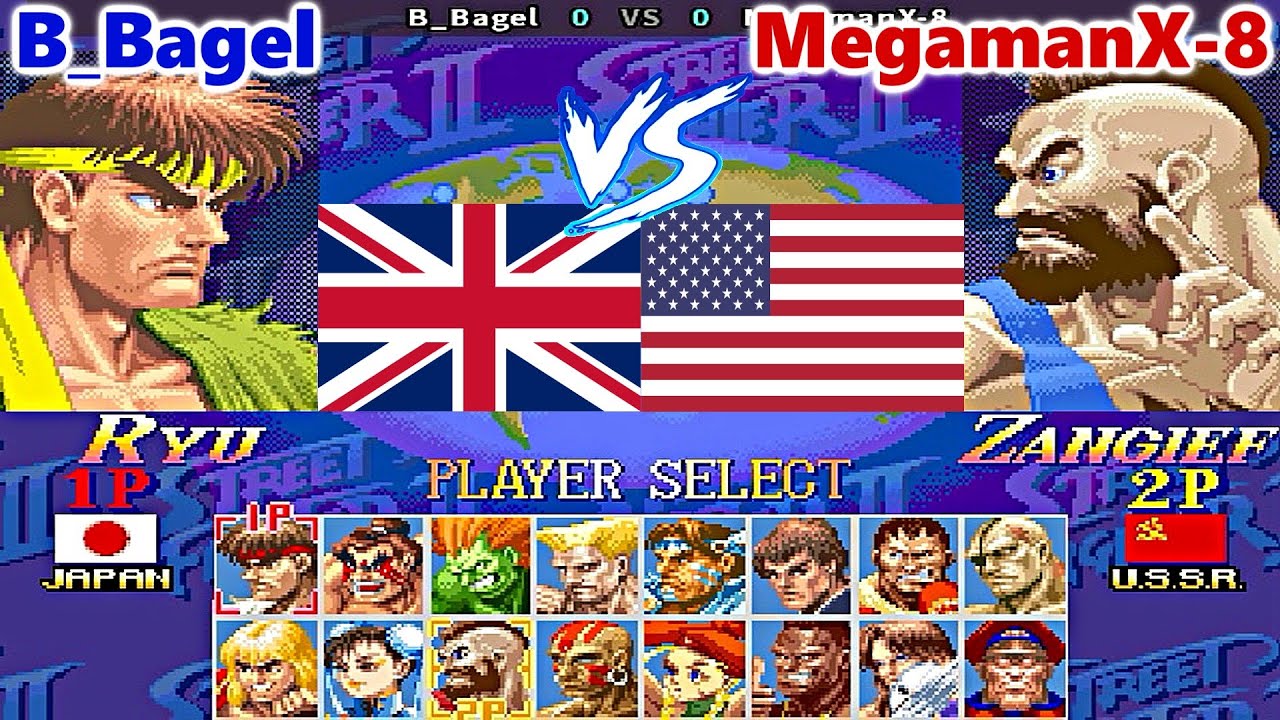 Super Street Fighter II X: Grand Master Challenge - B_Bagel vs MegamanX-8