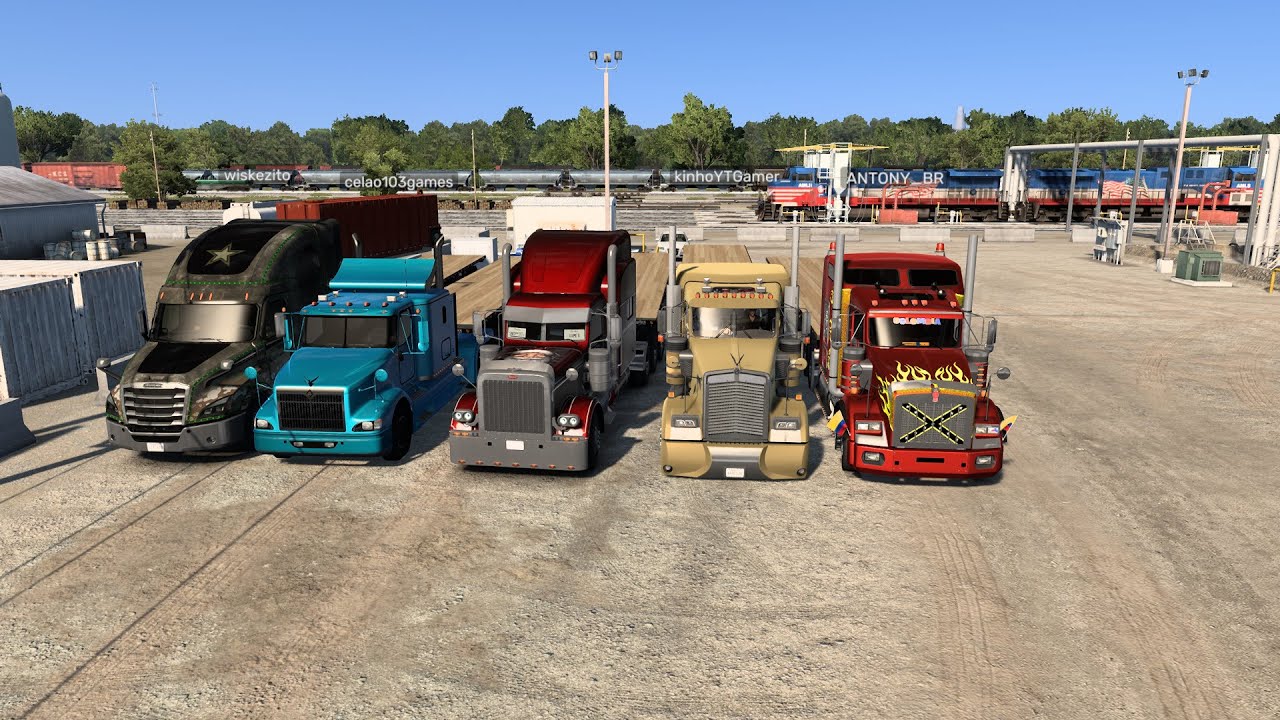 convoy  com os amigos no american truck 