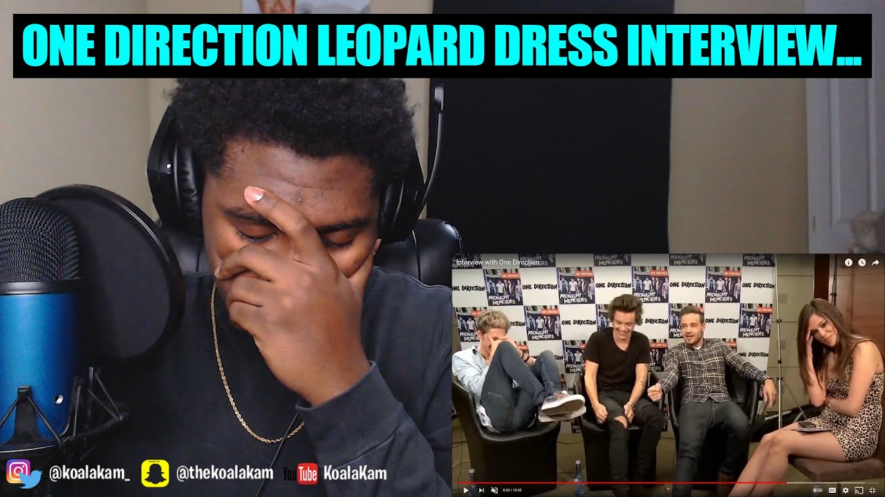Реакция на интервью с леопардовым платьем группы One Direction...