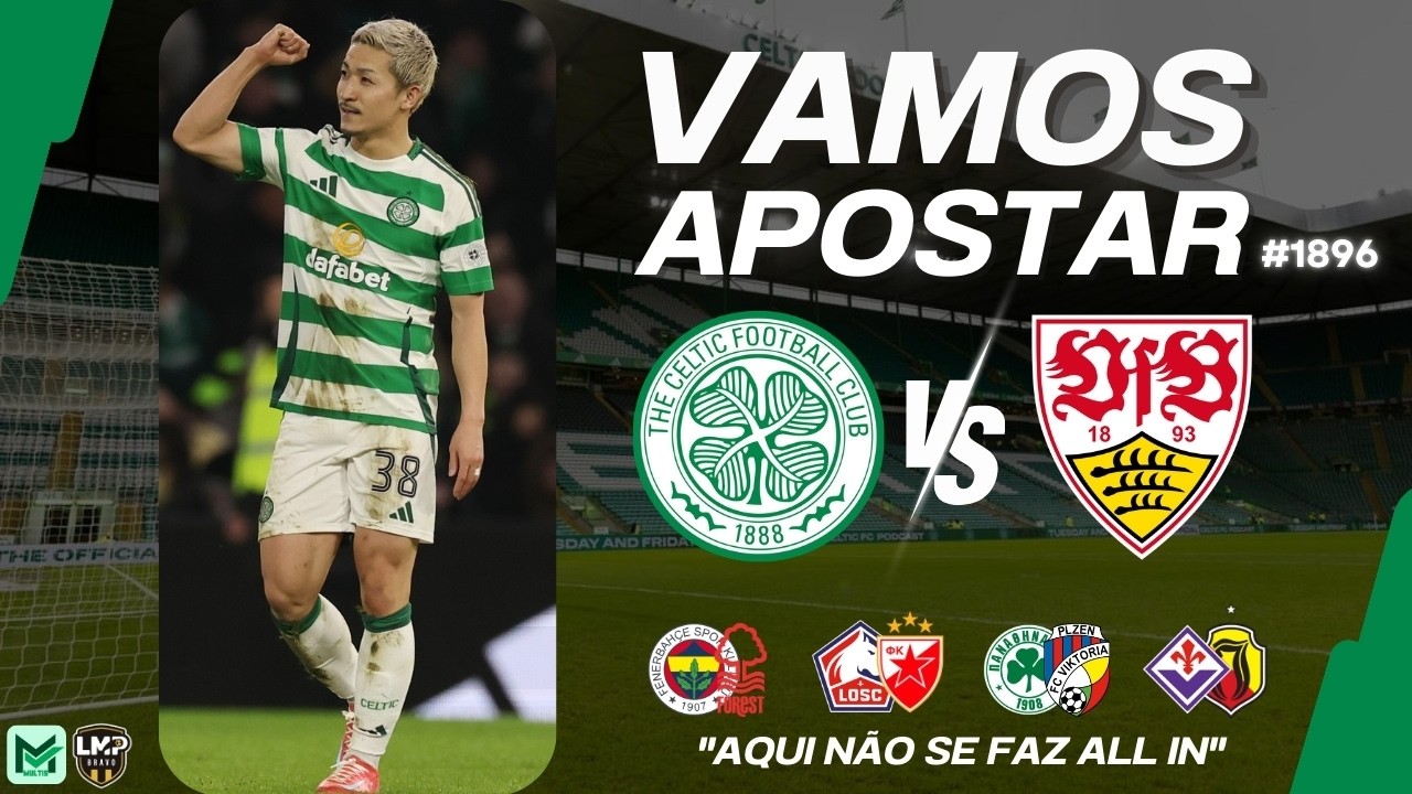 Quinta-feira com 16 jogos na Europa e Conference League com Vamos Apostar 1896.