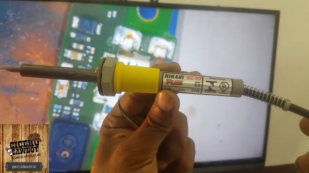 Como trocar conector de carga moto g4 só  no ferro.