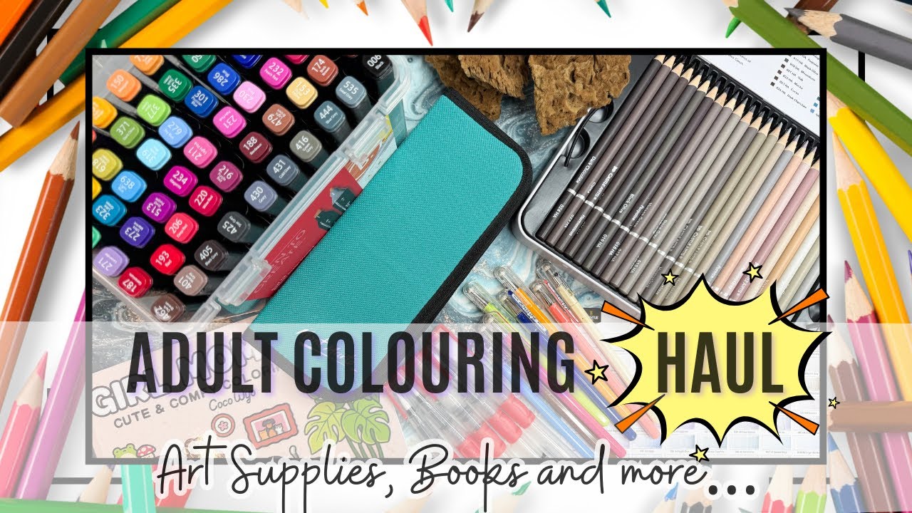 Adult Colouring Haul | New Books and Supplies