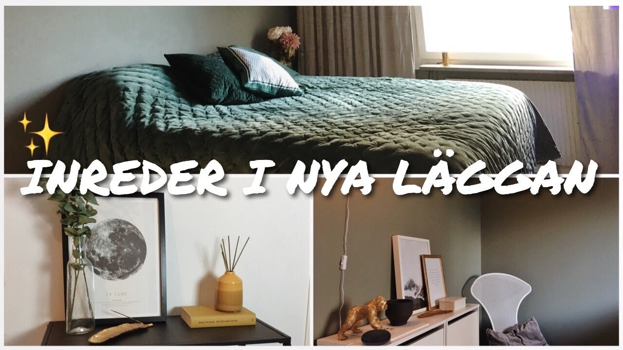 INREDNINGSVLOGG I NYA LÄGENHETEN - Inreder & möblerar i sovrummet & hallen