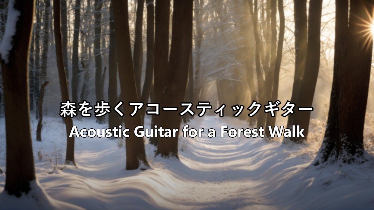 [Acoustic Folk] | 雪の森の小道 | [Acoustic Folk] | A Path in the Snowy Forest