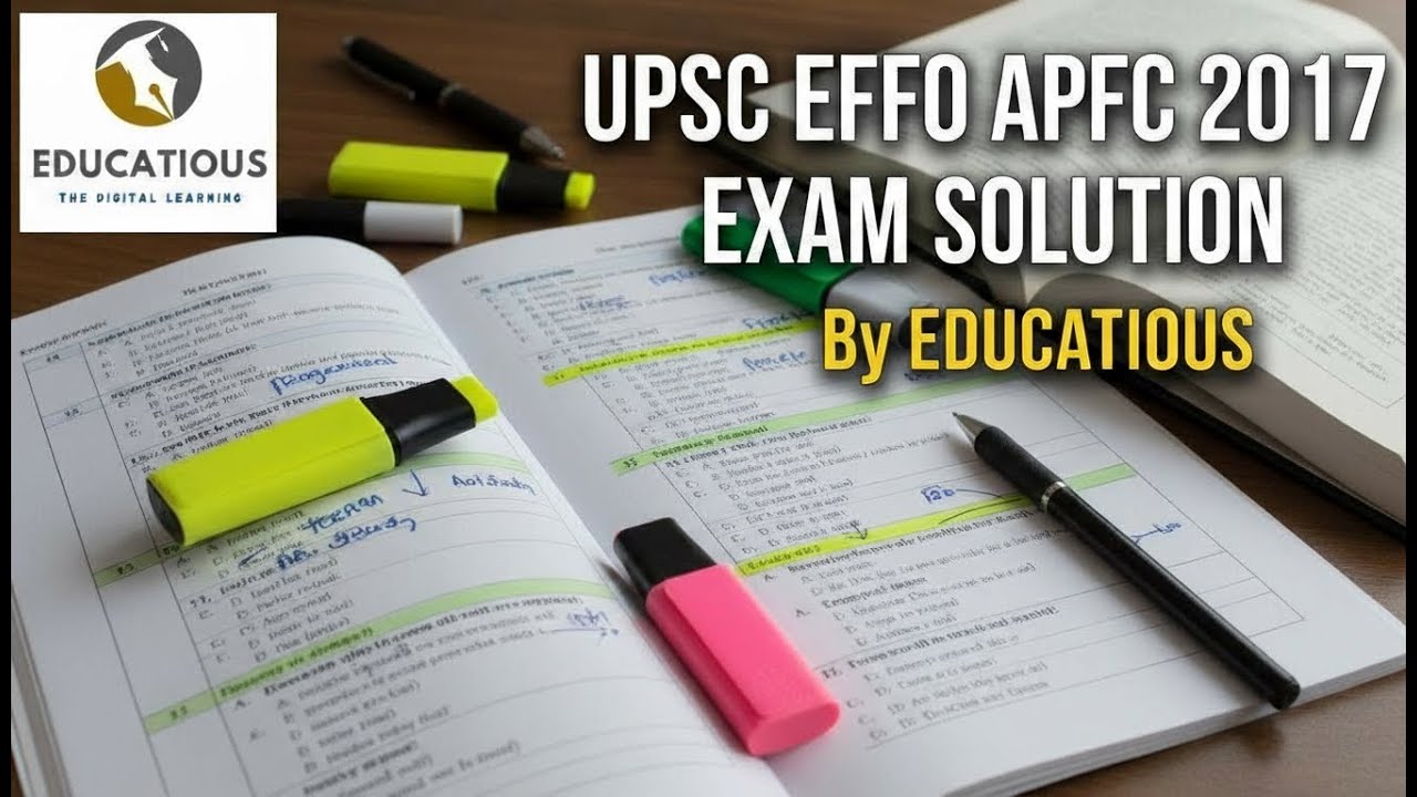 UPSC EPFO  2017 Exam Solution Part-1 #epfo