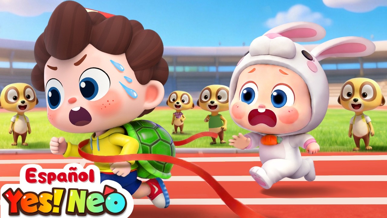 La Tortuga y El Conejo | Yes! Neo - Canciones y Caricaturas para Niños