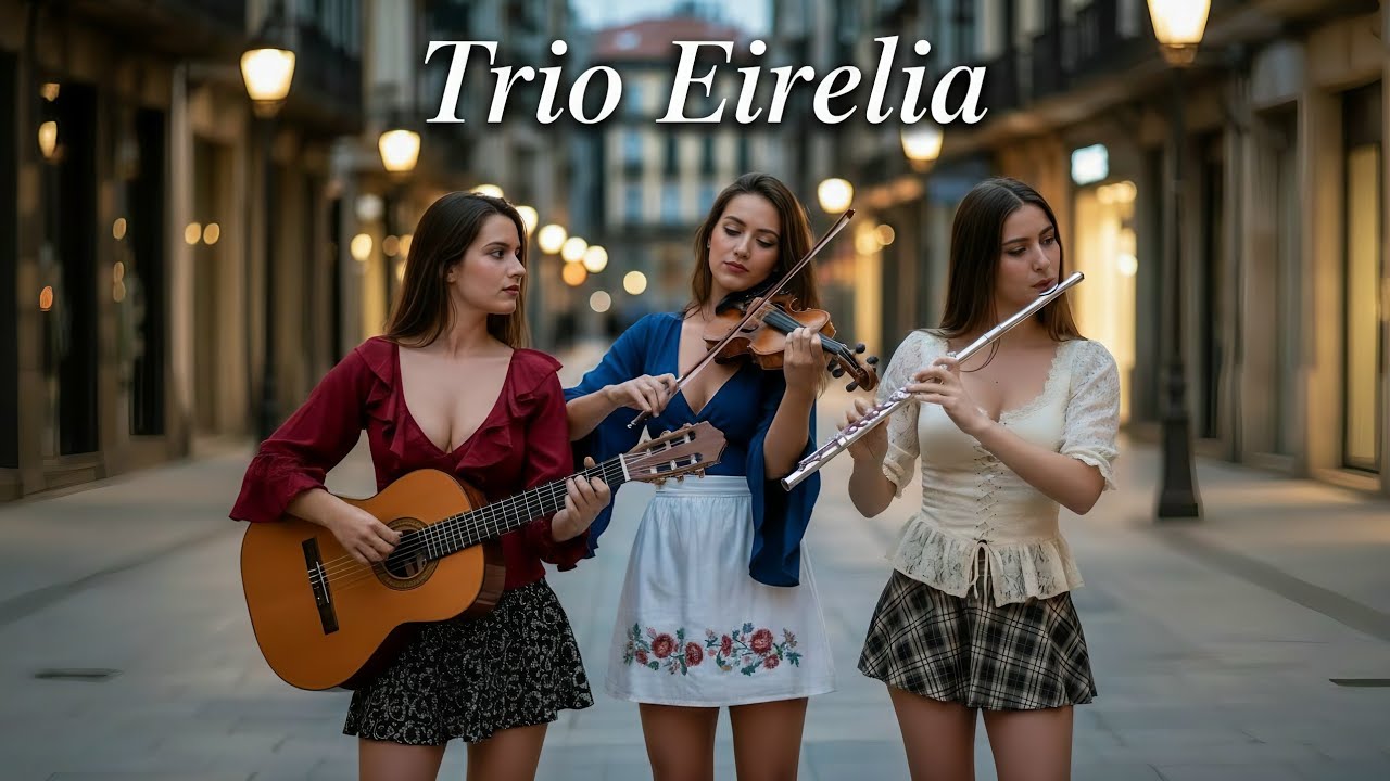 [Trio Éirelia] Deeply Relaxing Flamenco Guitar, Violin & Celtic Flute - FLAMENCO SOULSCAPE