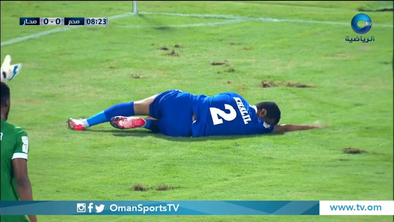 مباراة #صحم و#صحار ضمن #دوري_عمانتل لكرة القدم