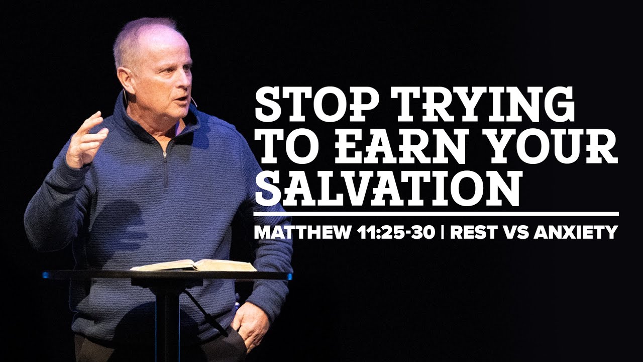 Stop Trying to Earn Your Salvation