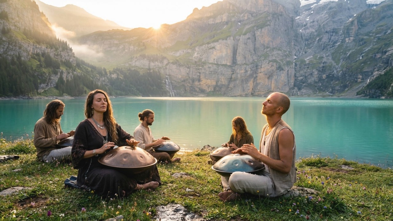 Peaceful Mind | 1 Hour Handpan Music to Release Stress
