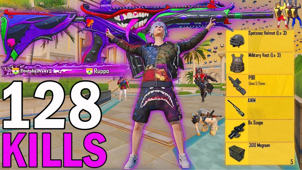 128 KILLS!😈CRAZY RUSH GAMEPLAY with PURPLE BAPE X SUIT 🥵SAMSUNG,A7,A8,J4,J5,J6,J7,J2,J3,XS,A3,A4,A5