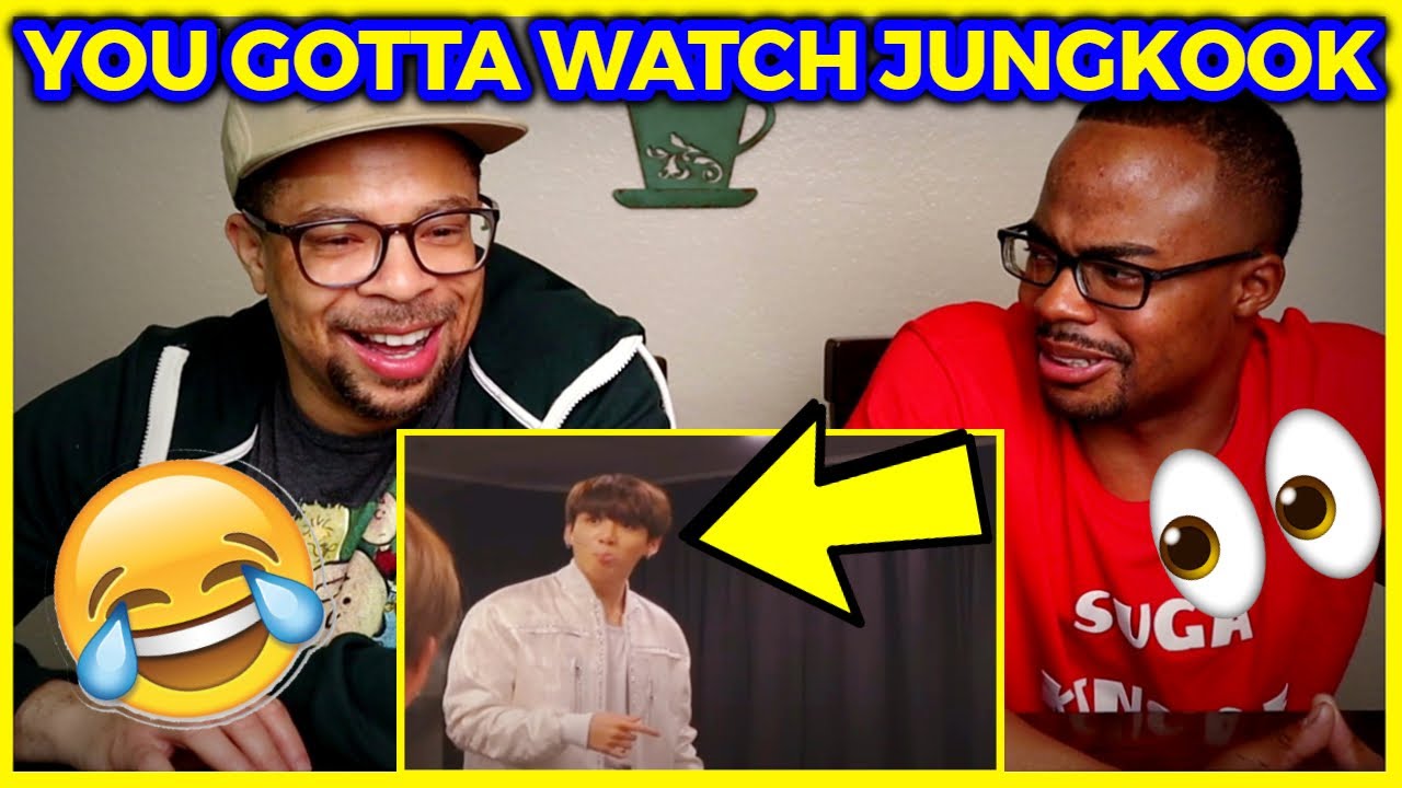 Watch Jungkook in the back of videos (REACTION) 👀🤣
