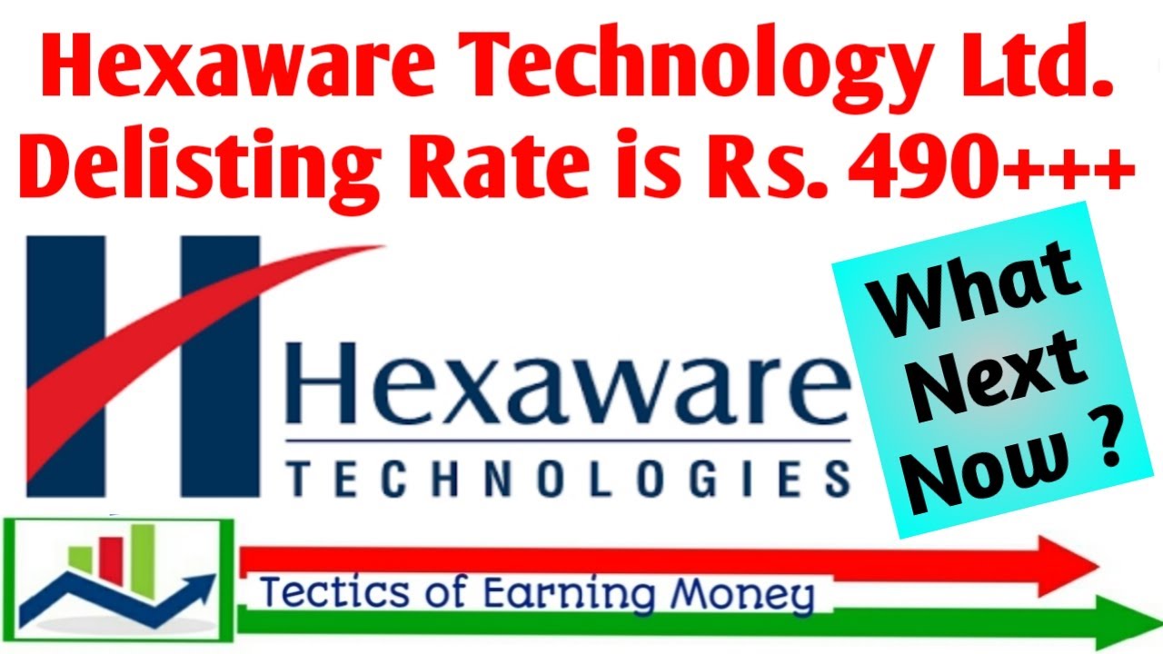 Hexaware Tech Ltd Delist Rate 490 Rs+++ ll What Next Now? ll Latest Updates.....
