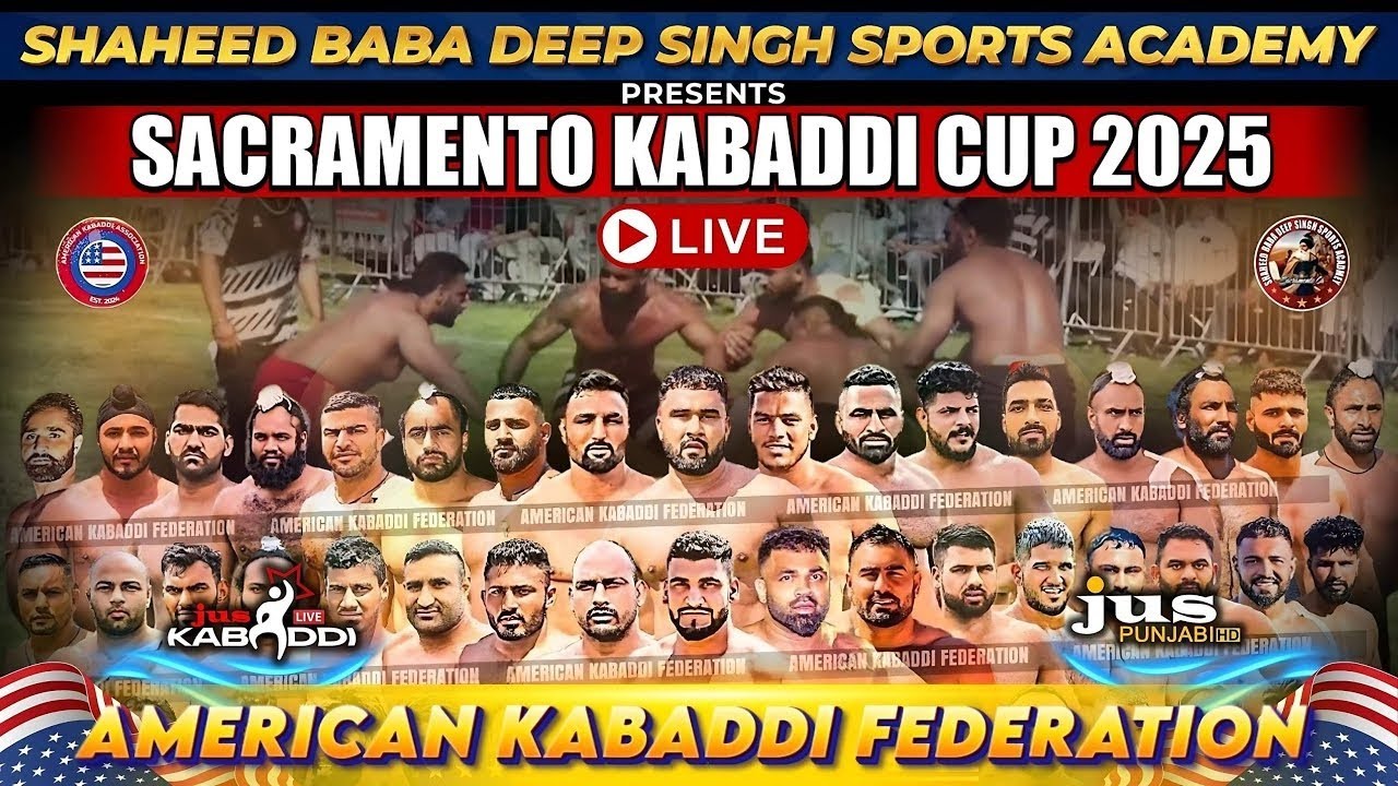 LIVE: Sacramento Kabaddi Cup 2025 | USA Kabaddi | American Kabaddi Federation | Final Match