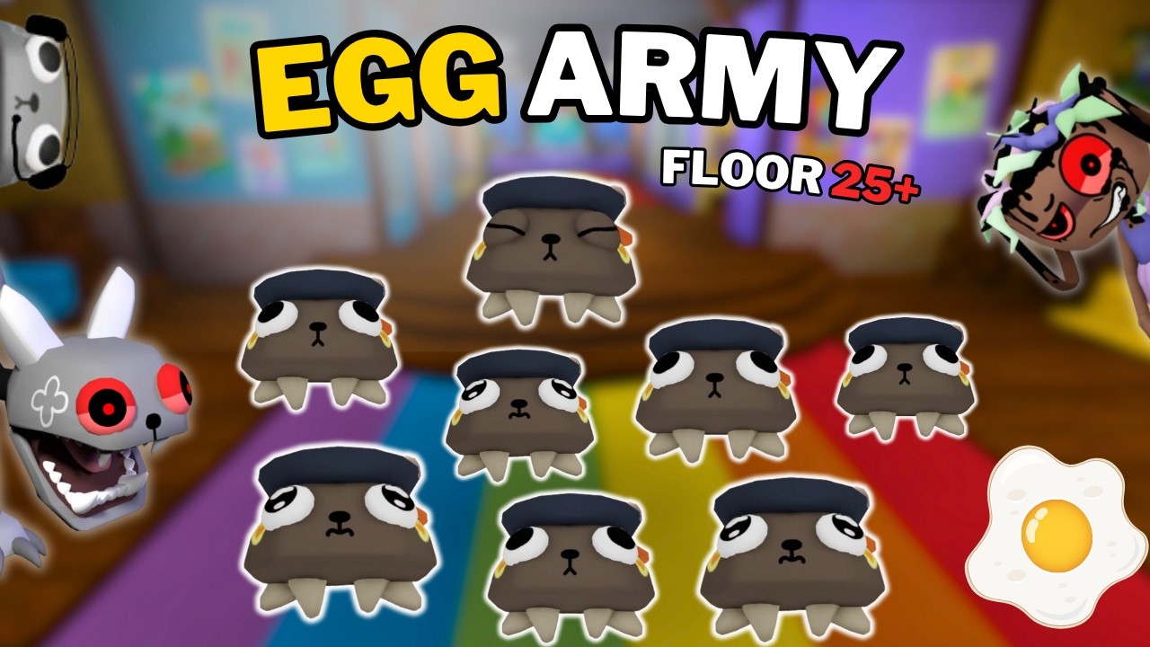 EGG ARMY IN DANDYS WORLD (FLOOR 25+)