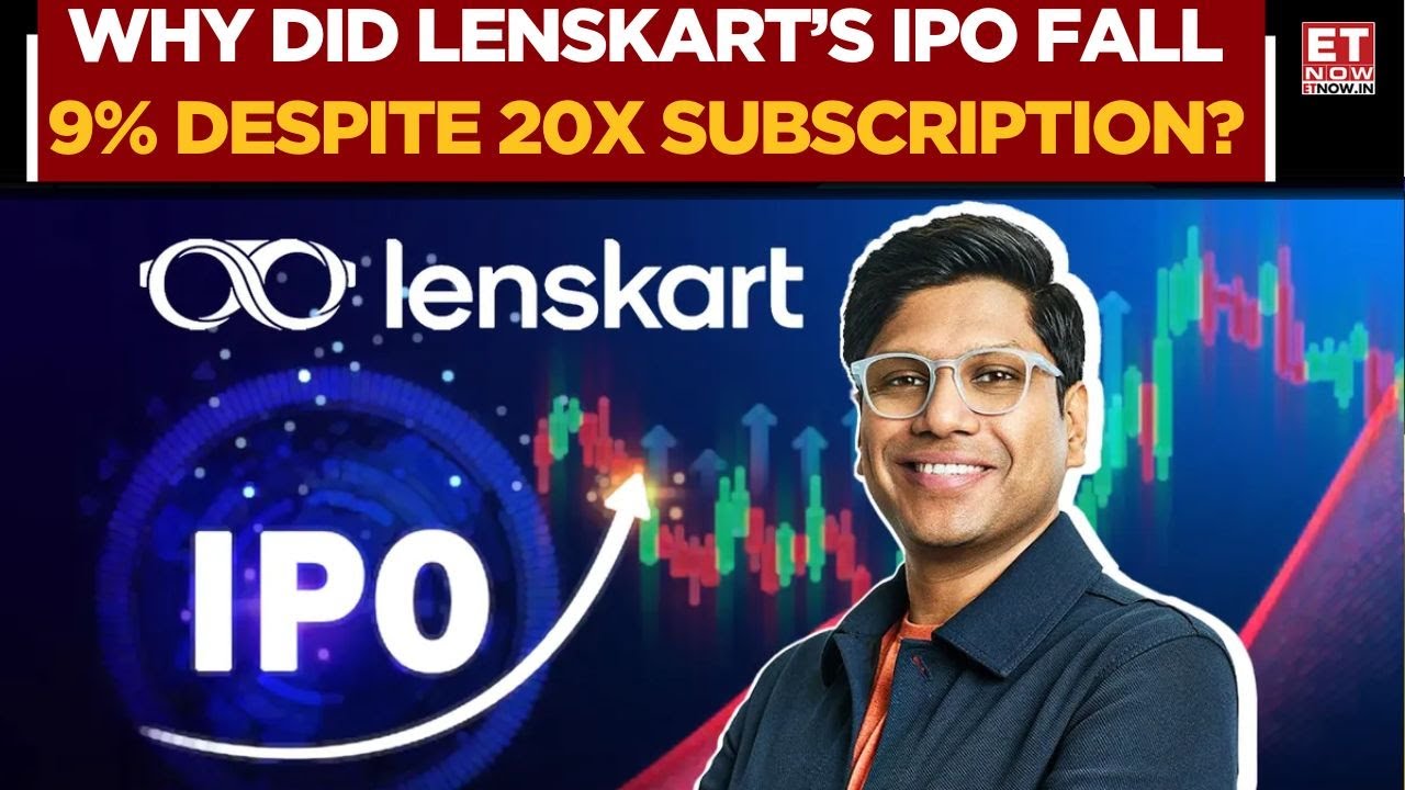 Why Lenskart&rsquo;s IPO Fell on Listing Day| Lenskart IPO Lists 9% Lower Despite 20x Demand|Dhramesh Kant