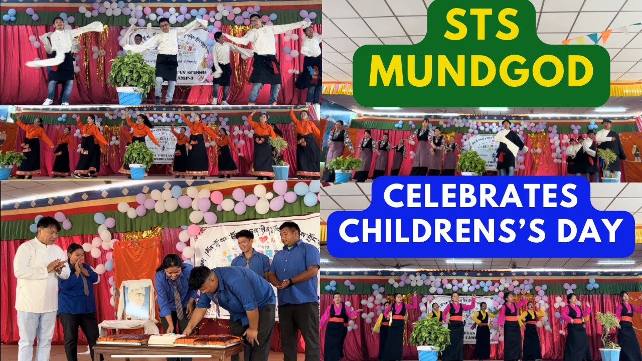 STS Mundgod Celebrates CHILDREN’S DAY || Dance By Staffs #tibetansong #tibetanvlogger #tibetanmusic