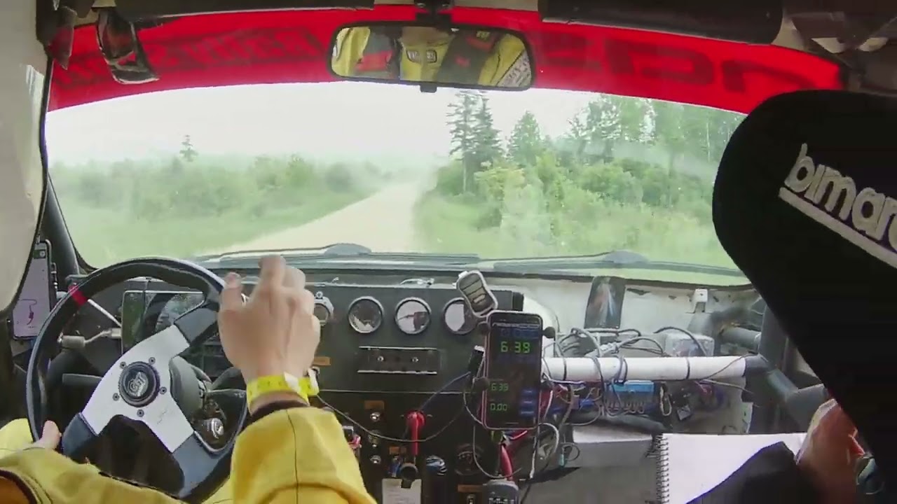 Hardwood CUP Rally 2023 Stage 2 with a rollover!