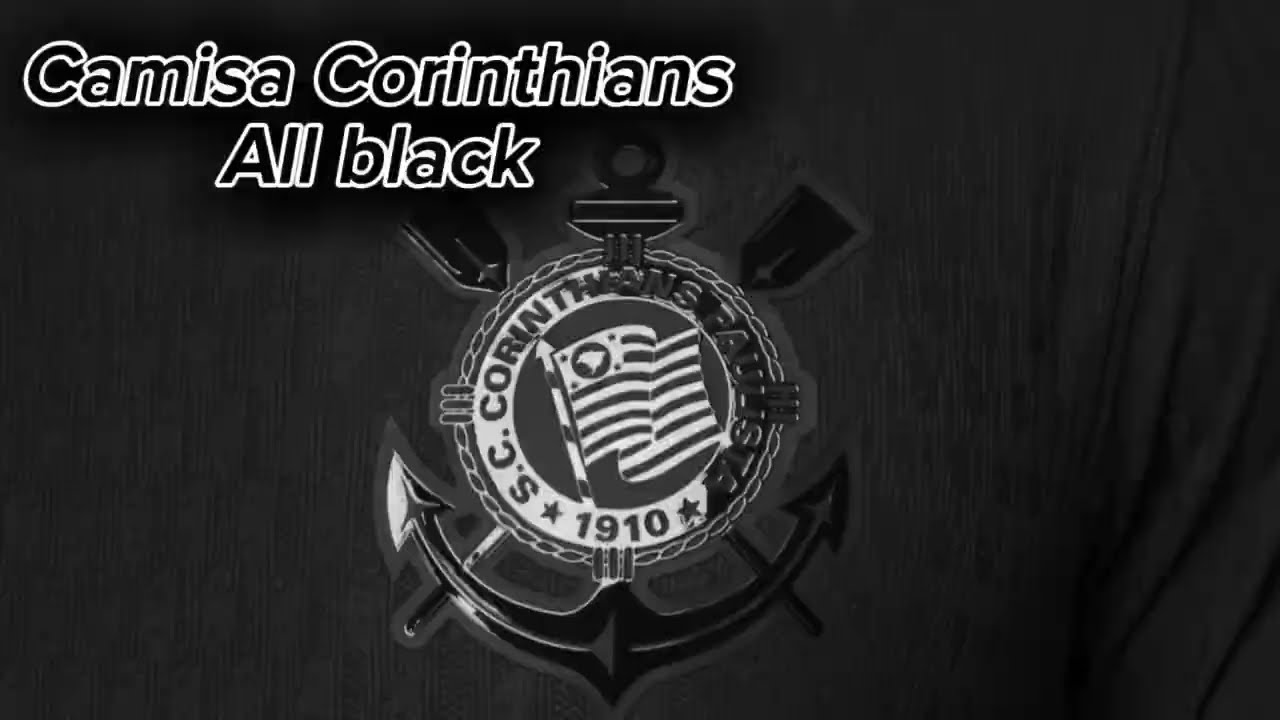 CAMISA CORINTHIANS ALL BLACK