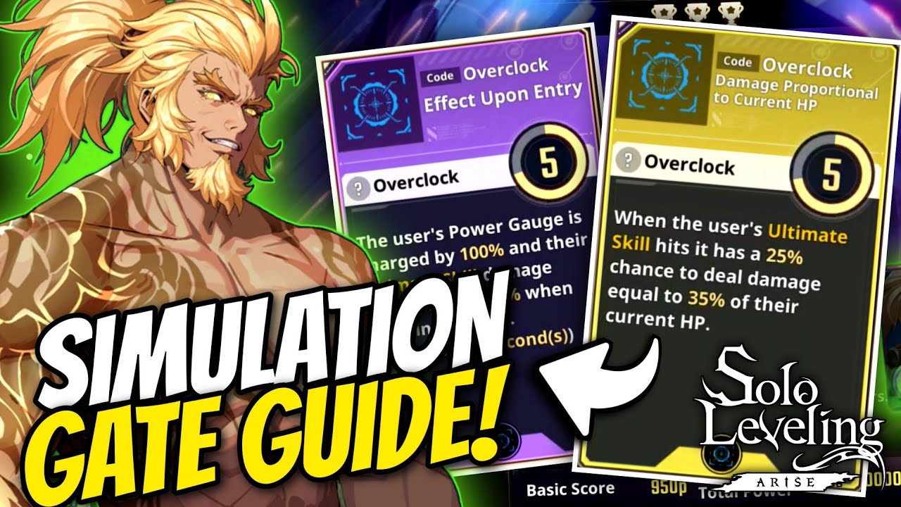 The Ultimate Simulation Gate Guide To Clear Tier-15 Easily! Must Have Code - Solo Leveling: Arise