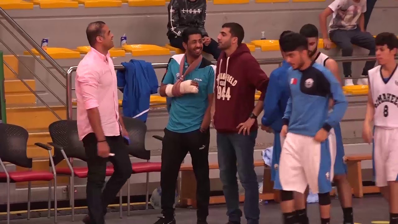 سماهيج والمحرق فئة الشباب لكرة السلة انتهت المباراة بفوز سماهيج 77-74