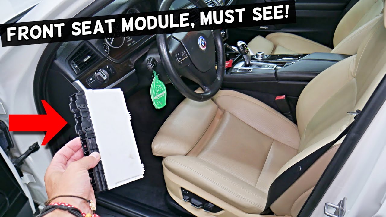 BMW F10 F11 FRONT DRIVER PASSENGER SEAT MODULE REPLACEMENT REMOVAL BMW F10 F11 528i 535i 520i 530i