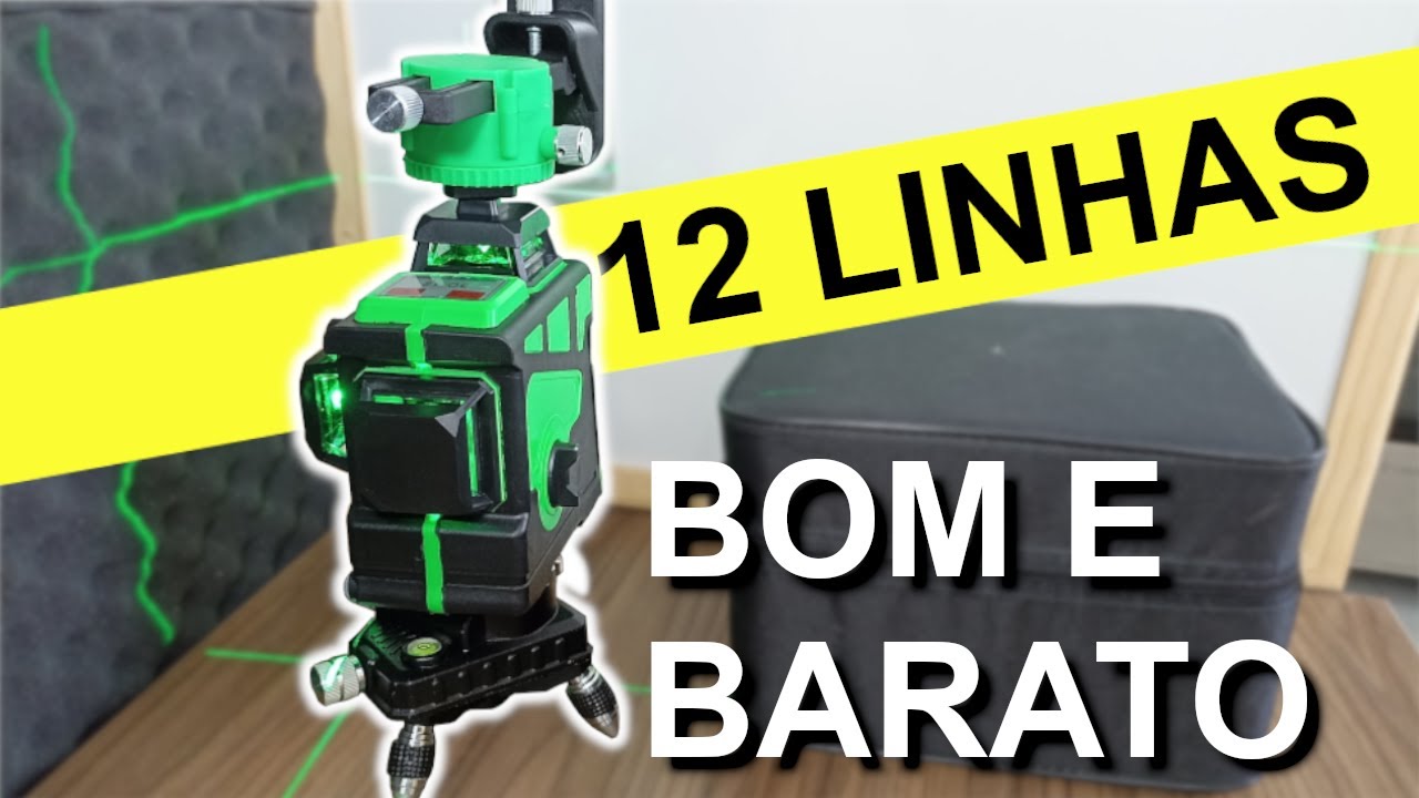 Nivel a Laser 12 Linhas Bom e Barato !!!