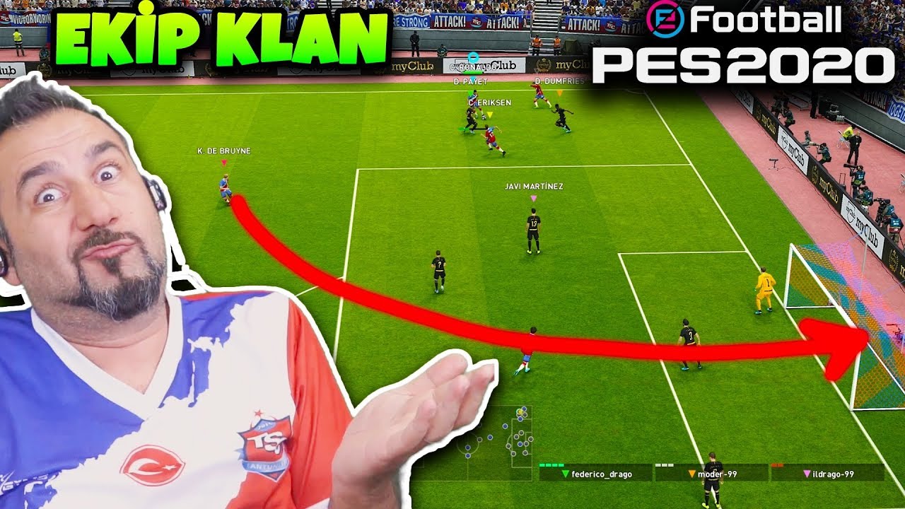 EMRECAN 30 METRE GOL-DİREKLER-KAÇAN RAKİP! NELER OLUYOR? | PES 2020 EKİBEGEL ONLİNE KLAN MAÇI