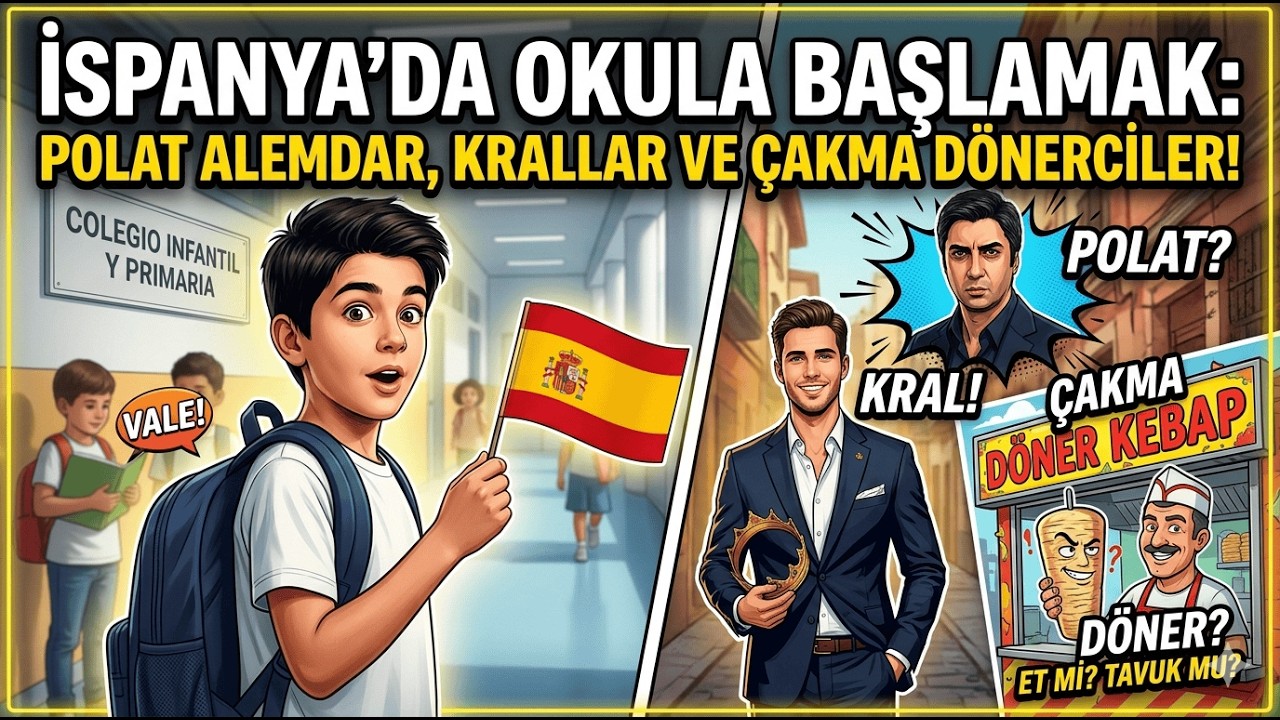 İspanya'da Okula Başlamak: Polat Alemdar, Krallar ve Çakma Dönerciler!