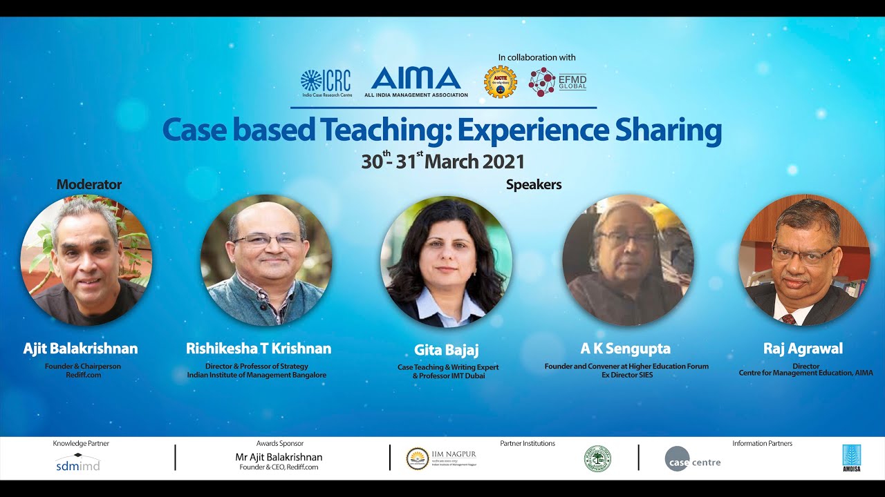 Case based Teaching: Experience Sharing