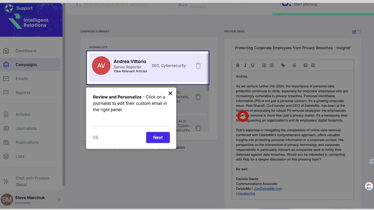 Creating Impactful Campaigns with Preston - How It Works