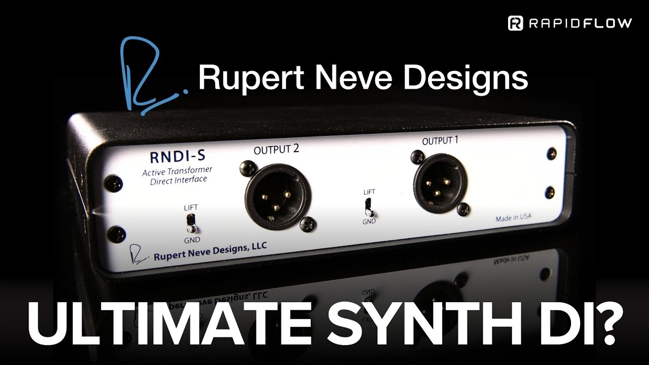 RUPERT NEVE DI: Game-Changer for Synth & Drum Machine Recording?