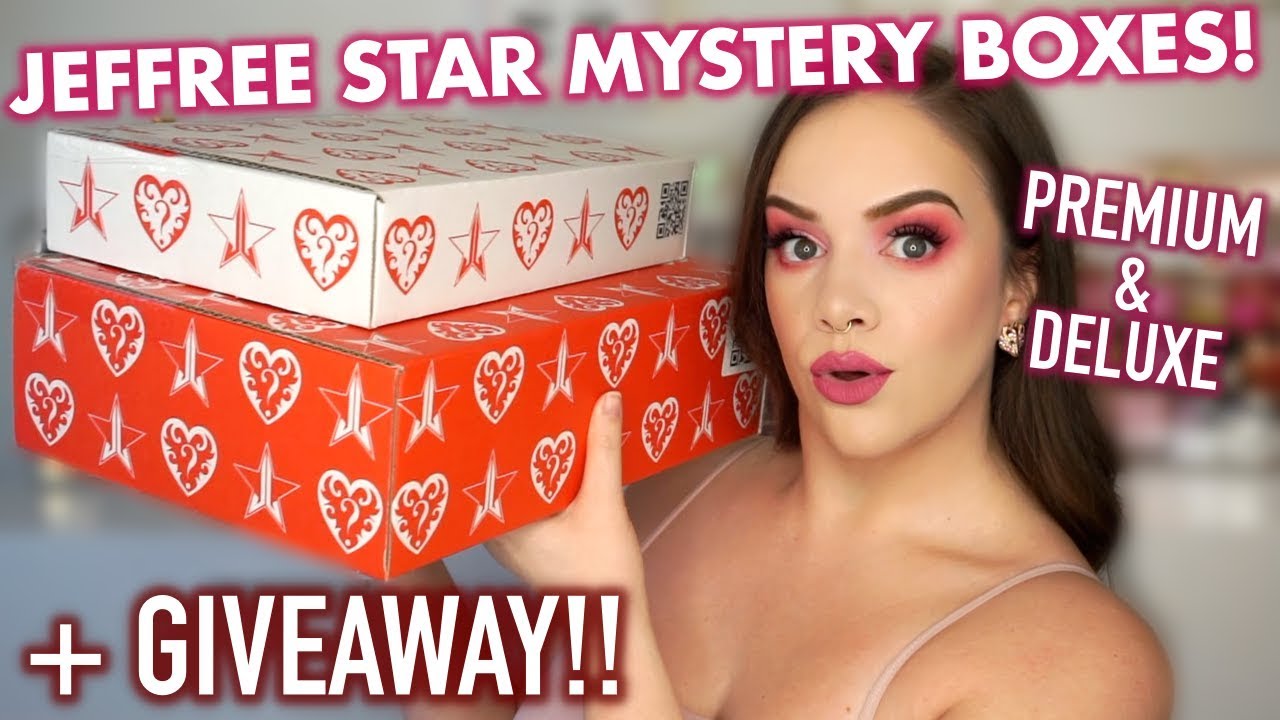 JEFFREE STAR MYSTERY BOXES | Premium & Deluxe Valentine's Day Unboxing + GIVEAWAY!