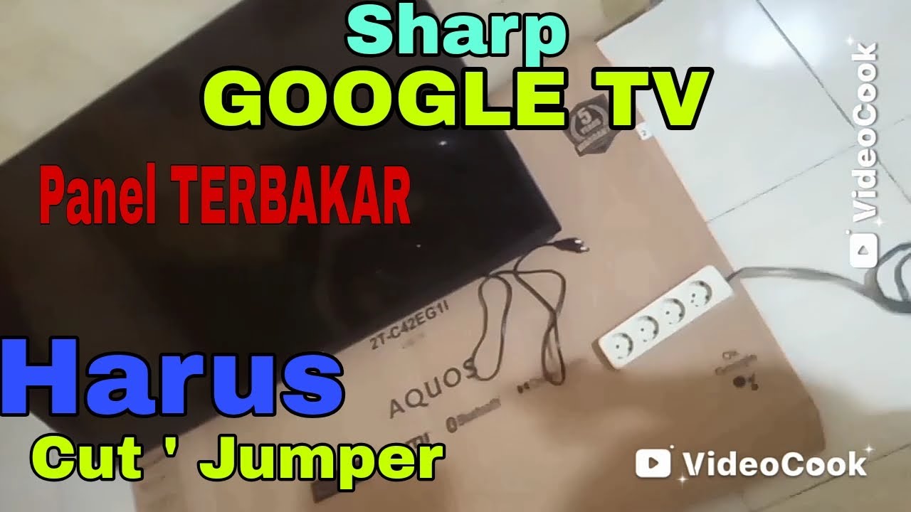 Tv Led Sharp Gambar blank || Tv Led Sharp 2TC-42EG1l Gambar blank Ada Suara Tapi Gak Ada Gambar