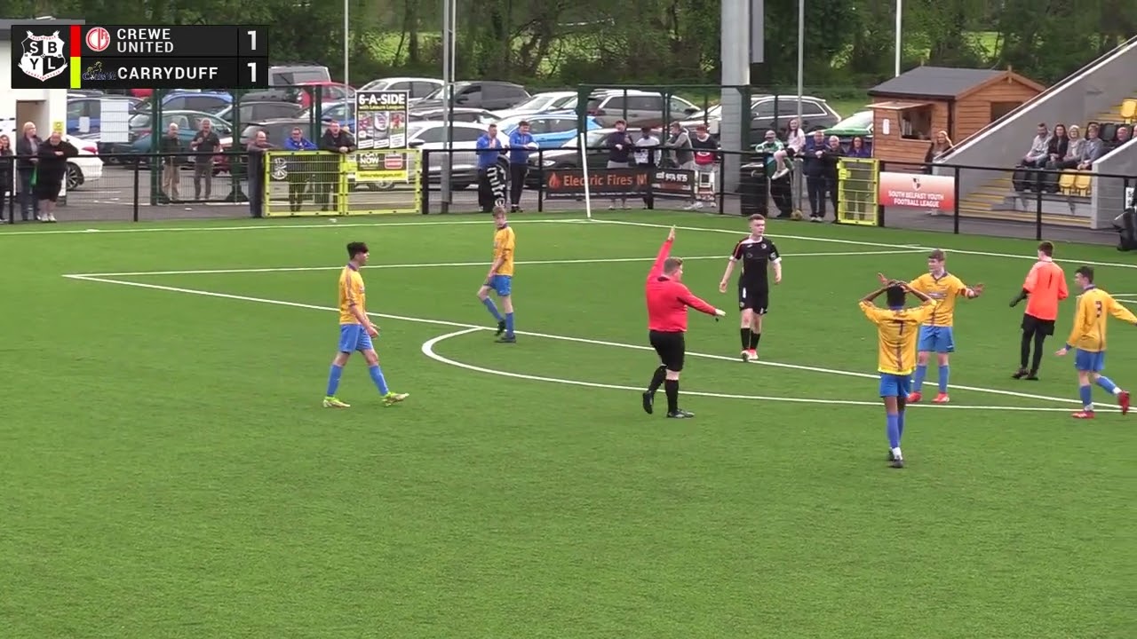 Crewe United v Carryduff Colts - Under 15 Seventh Division Cup Final - May 2022
